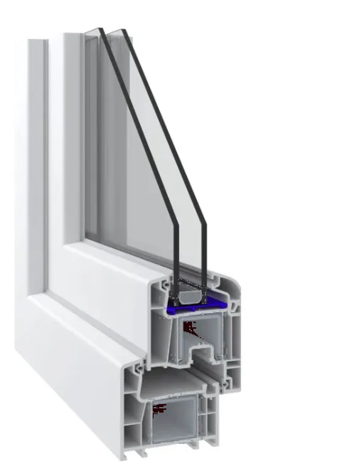 PVC prozori Beograd – dvokrilni model